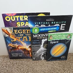 Outer Space Adventure Book Set for Kids Nonfiction